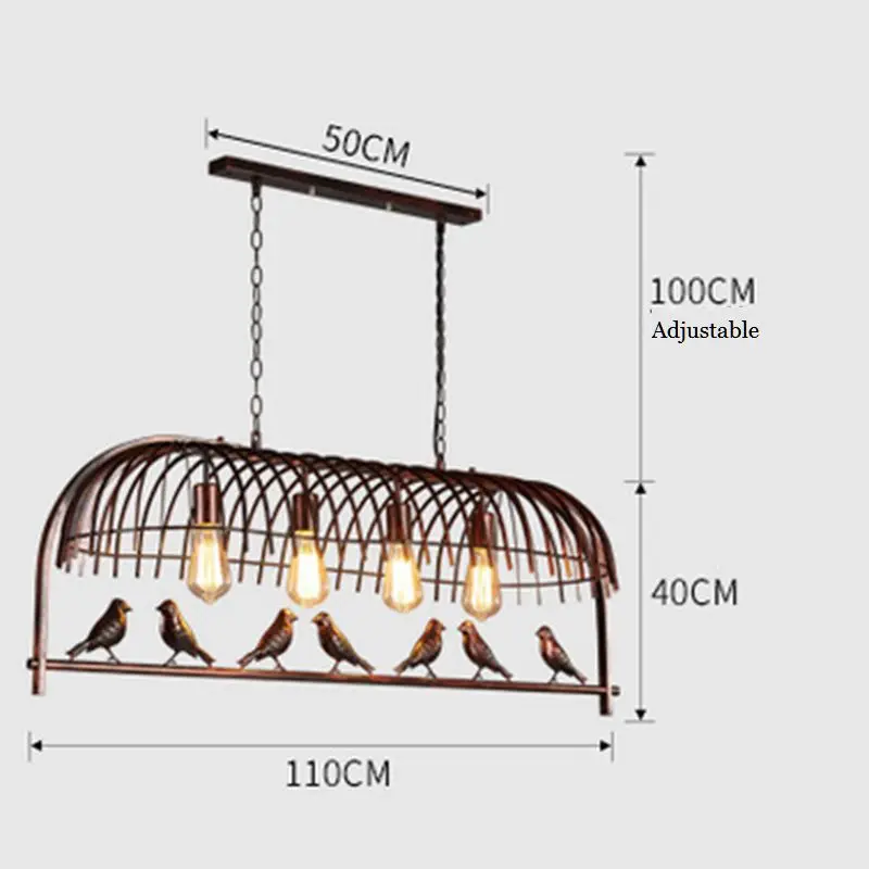 Подвесные светильники LukLoy Bird светодиодные Кухонные светодиодный ная лампа для