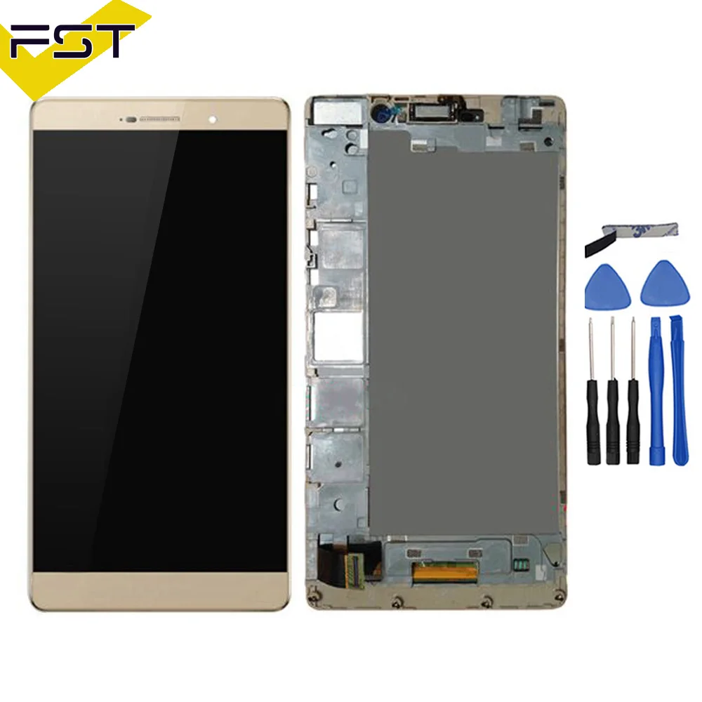 Для Huawei P8 Max ЖК-дисплей Дисплей и Сенсорный экран планшета Ассамблеи + рамка