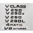Значки-эмблемы для крышек багажника с хромовыми буквами для Mercedes Benz V Class W447 MPV V200 V220 V250 V250d V250L V260 V260L 4matic