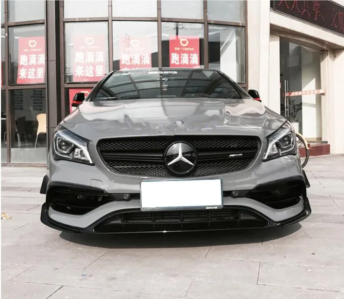Автомобильный спойлер для переднего бампера из углеродного волокна диффузор губ
