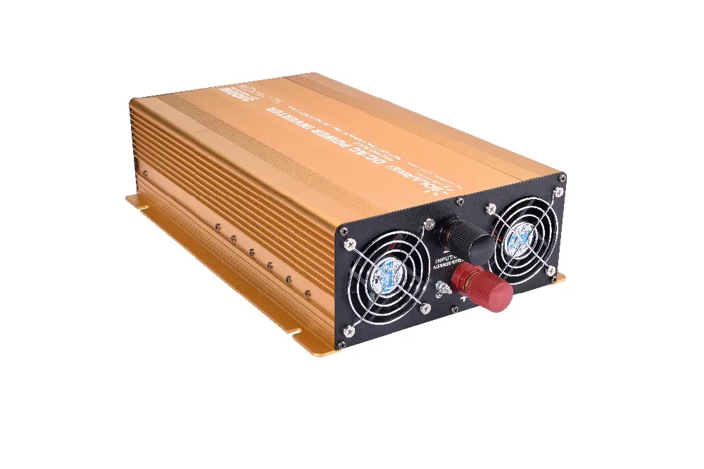 Инвертор на солнечной батарее чистая Синусоидальная волна 2000 Вт DC12/24/48 в 100%