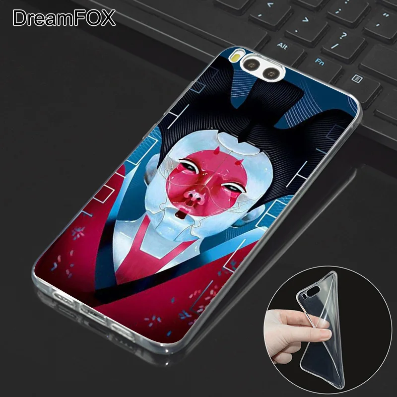 DREAMFOX M105 призрак в чехол мягкий ТПУ силиконовый для Xiaomi Mi Note 2 3 4 5 6 8 SE M5 4C 4S 5C 5S 5X 6X A1