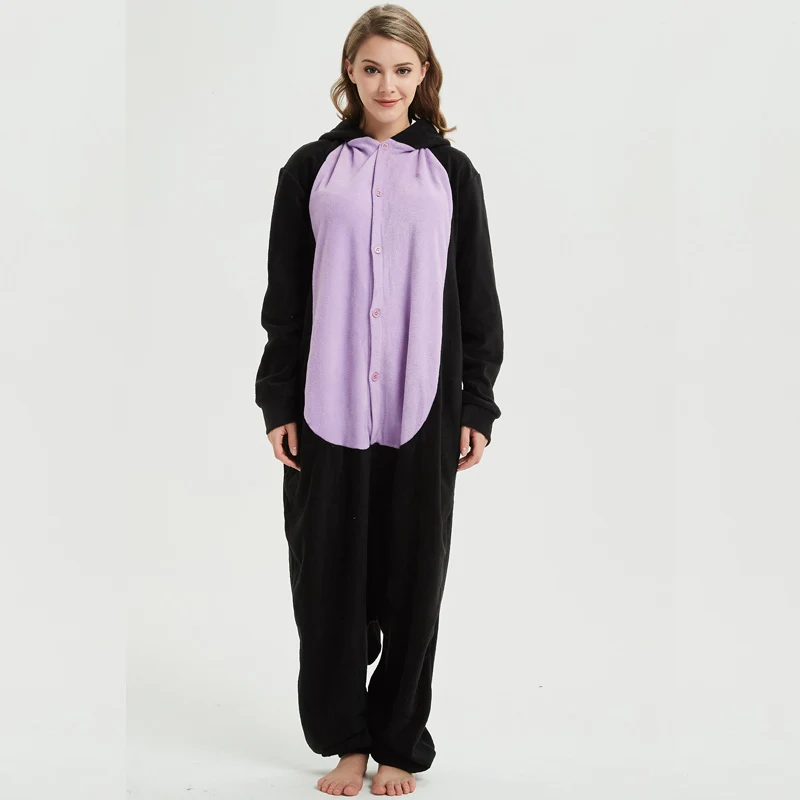 Полуночный Кот комбинезон для женщин кигуруми домашний пижамы комбинезоны