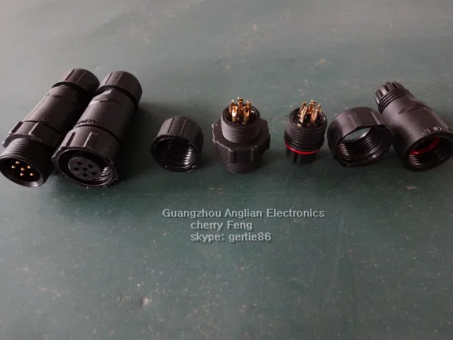 Бесплатная доставка! IP68 Светодиодный разъем для оборудования 6 контактный типа