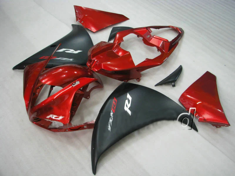 Мотоцикл обтекатель комплект для YAMAHA YZFR1 09 10 11 12 YZF R1 YZF1000 2009 2010 2012 Горячая красный