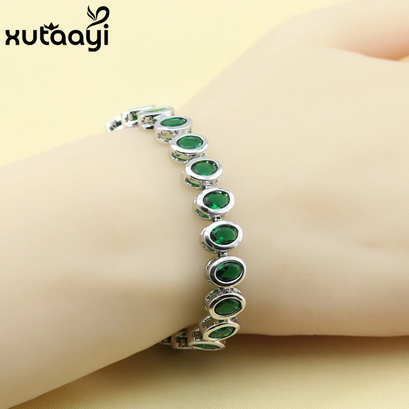 Женский браслет цепочка из серебра с красным гранатом 18 + 2 см|bracelets for|bracelets for