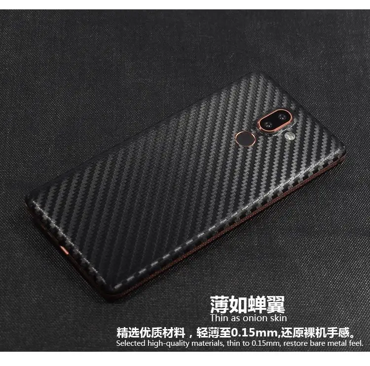 8 цветов задняя пленка из углеродного волокна для Nokia 7 Plus декоративная Защитная