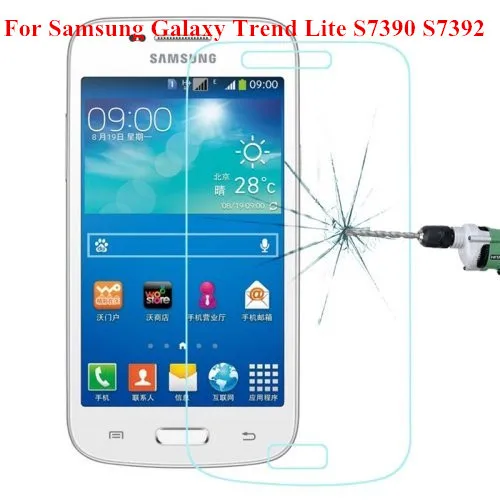 Закаленное стекло для Samsung Galaxy Trend lite Защитная пленка экрана S7390 | Мобильные