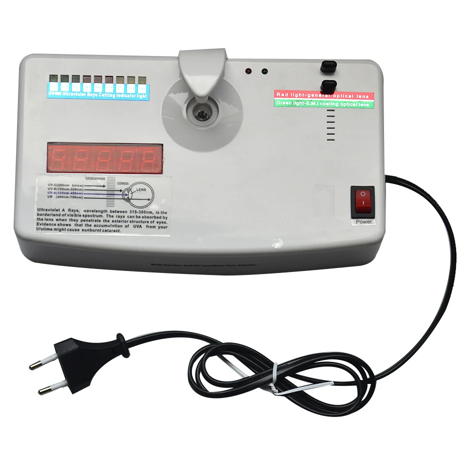 

1PC UV400 Tester Lens Tester Ultraviolet Tester Lens Testing Equipment CP-13B Wavelength Can Be Adjusted