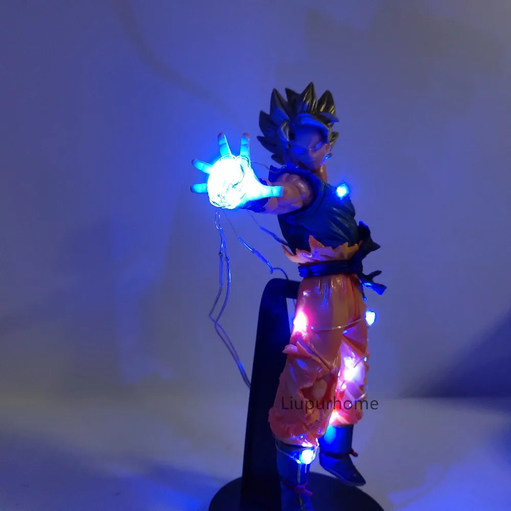 Lampara Dragon Ball Goku Супер Saiyan ночные светильники Dragon Ball Z настольная лампа dbz аниме лампа для украшения