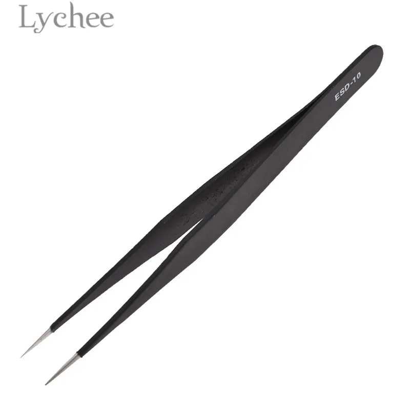 Lychee Life 2 шт. пинцет из нержавеющей стали для алмазной живописи высокое качество