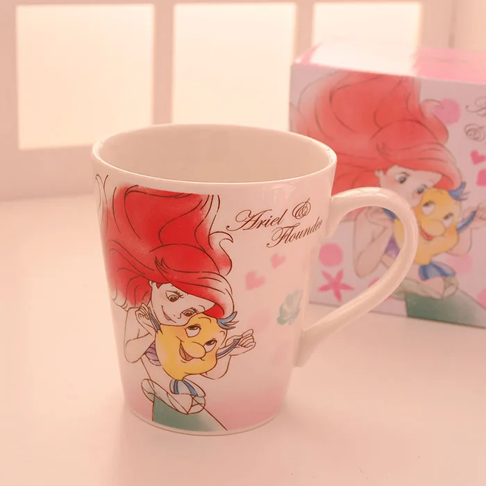 Ститч Scrump маленькая Русалочка Ариэль чип N' ALE Chipmunk чужеродный фарфор керамическая кружка кофейная кружка чашка подарок на день рождения с коробкой