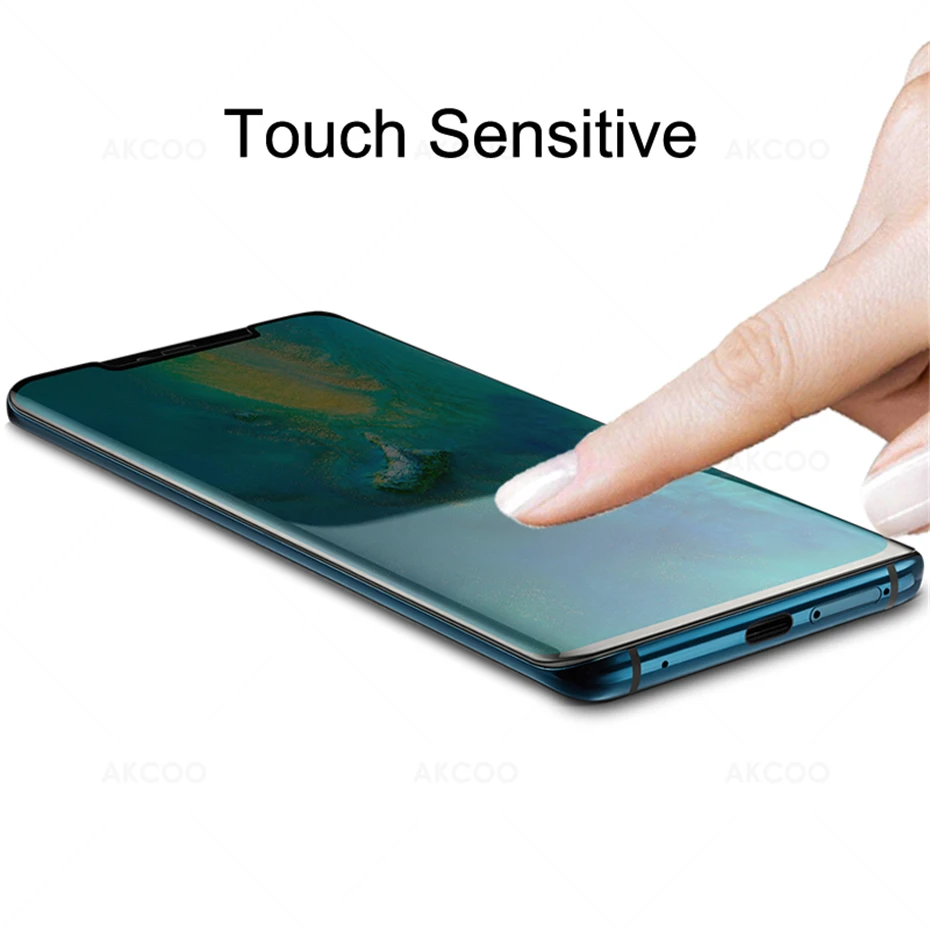Защитная пленка Akcoo P30 Pro для huawei mate 20 pro, ультрафиолет, закаленное стекло p20 pro lite, полное клеевое покрытие, 6D sceen, защитные чехлы