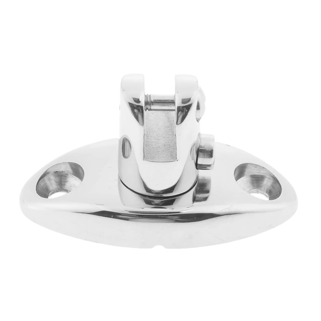 

Universal Marine Grade 316 Stainless Steel Boat Bimini Top Swivel Deck Hinge