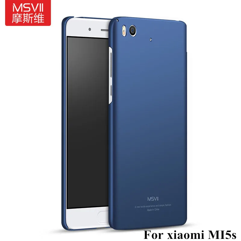 Чехол MSVII для Xiaomi mi6 Mi5x miA1 mi5 mi5S чехол с полной защитой жесткая матовая задняя