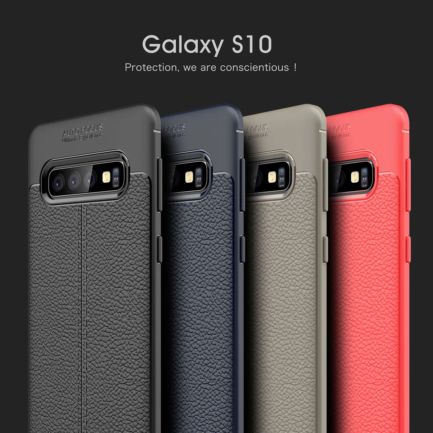 Ssuuu для Samsung S8 S9 S10 plus чехол личи шаблон Ударопрочный Мягкий TPU A10 A20 A30 A40 M10 M20 A750