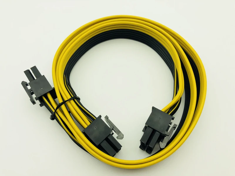 10 шт. модульные PSU кабели питания PCI e Molex 6pin до 2 8 pin 6 + 2pin Express Внутренний сплиттер