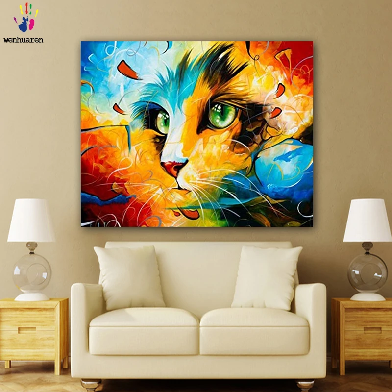 DIY картинки для раскраски по номерам в различных расцветках с применением