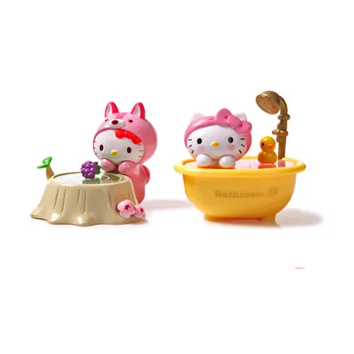 Игрушка пвх рисунок Hello Kitty + коробка много 2 торт ботворезы | Тематическая одежда и