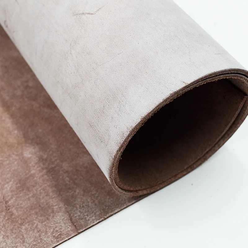 Вощеная кожа подходит для резьбы коричневого цвета толщина 2 мм сумок книжных