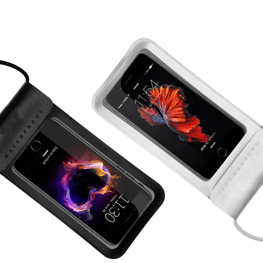 Waterproof Phone mobile bag neck pouch Swimming Bag Pouch handyhülle mit band for iPhone 6 7 8 X/8 Plus xiaomi huawei|Сумки для