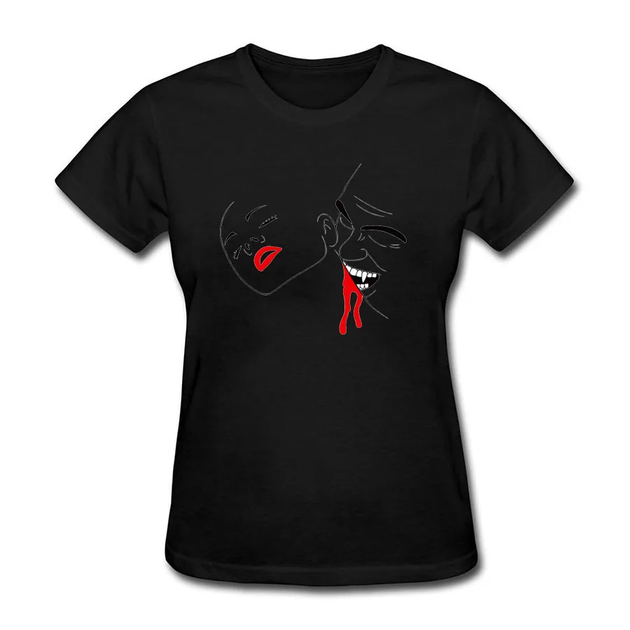 Kill Her Back Print Women's Shirt Graphic T-Shirt Short Sleeve Tee Fashion Brand Harajuku Kawaii Slim Punk Tops T SHIRT | Женская