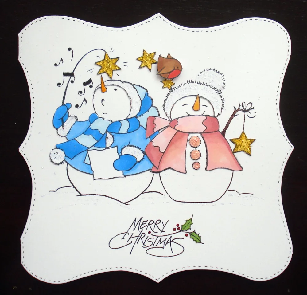 SP Happy snowman прозрачные резиновые штампы/Детские прозрачные штампы и штампы для скрапбукинга/изготовление открыток/детские силиконовые штампы