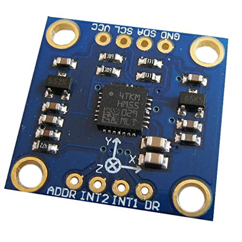 Aokin LSM303DLH 3 осевой компас электронный модульный датчик ускорения DC 5V|Аксессуары