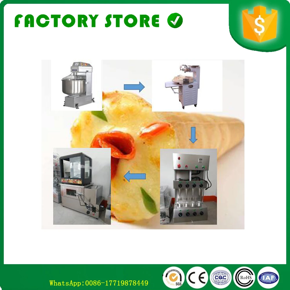 Машина для смешивания муки делитель теста и круглый конус пиццы формовочная