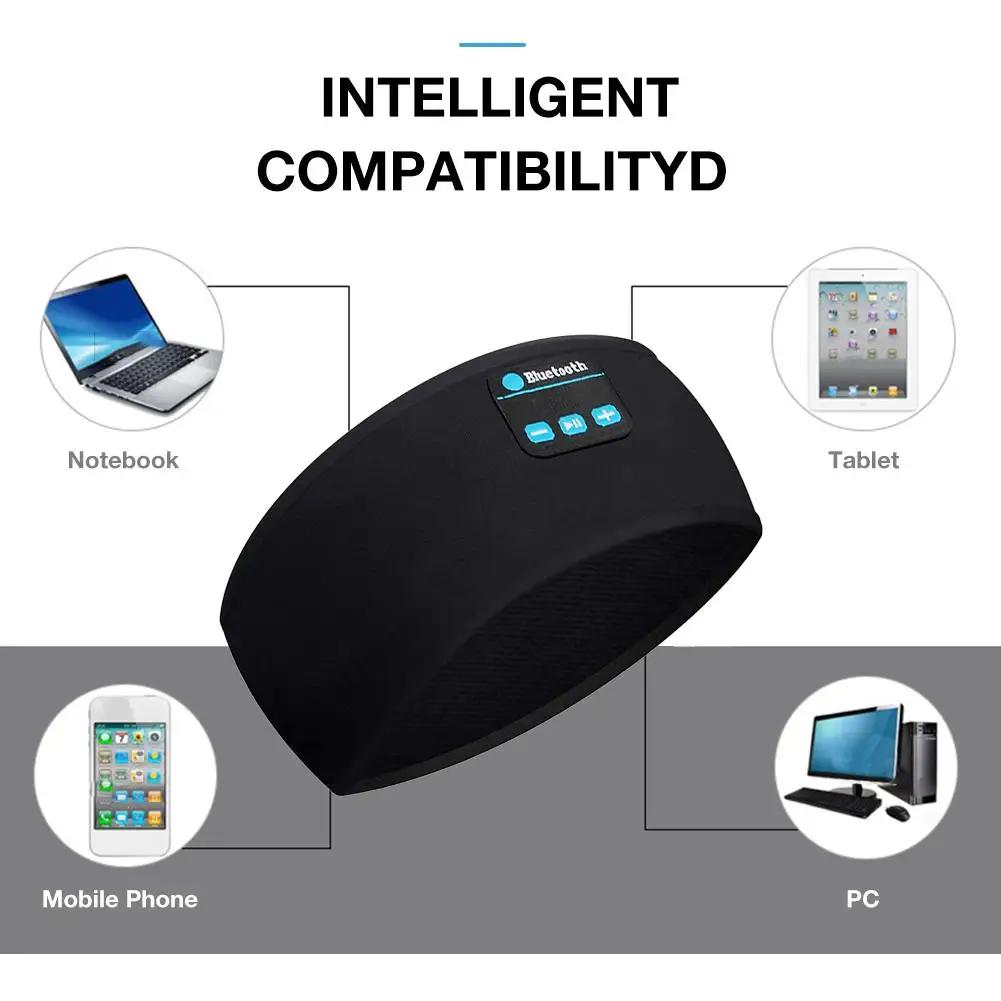 Стерео Bluetooth 5,0 гарнитура для сна, наушники, спортивная повязка на голову для спорта, бега, фитнеса, музыки, повязка на голову, наушники для сна