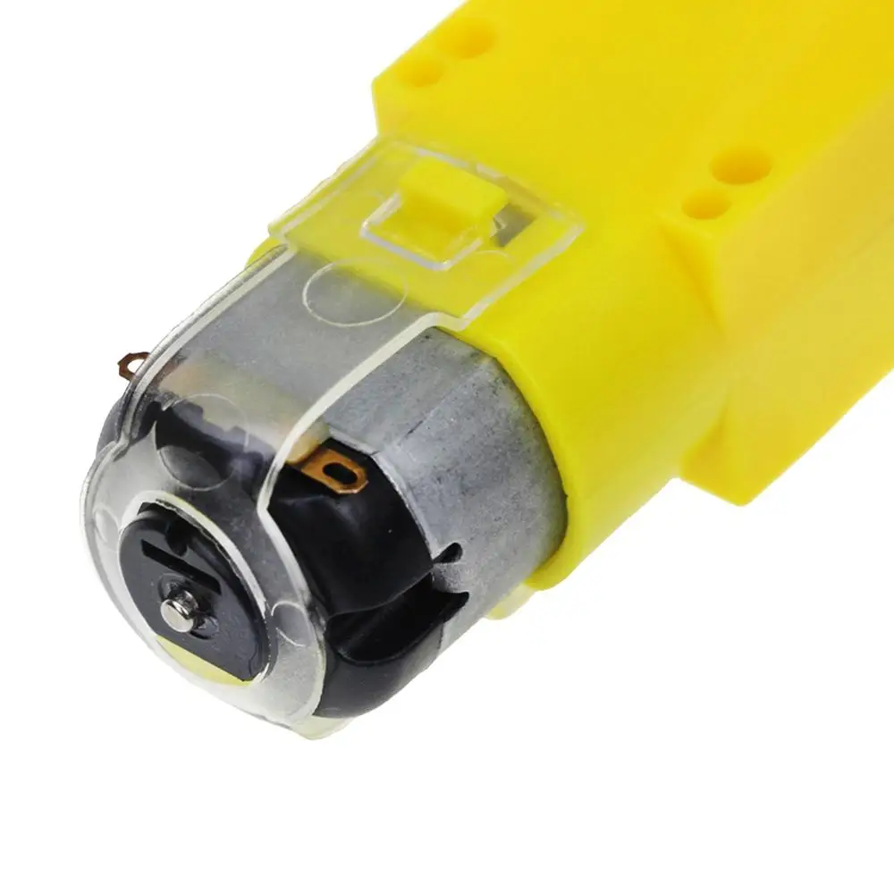 

1Pc DC3V-6V Plastic Anti-interference Gear Motor TT Smart Robot Car Chassis