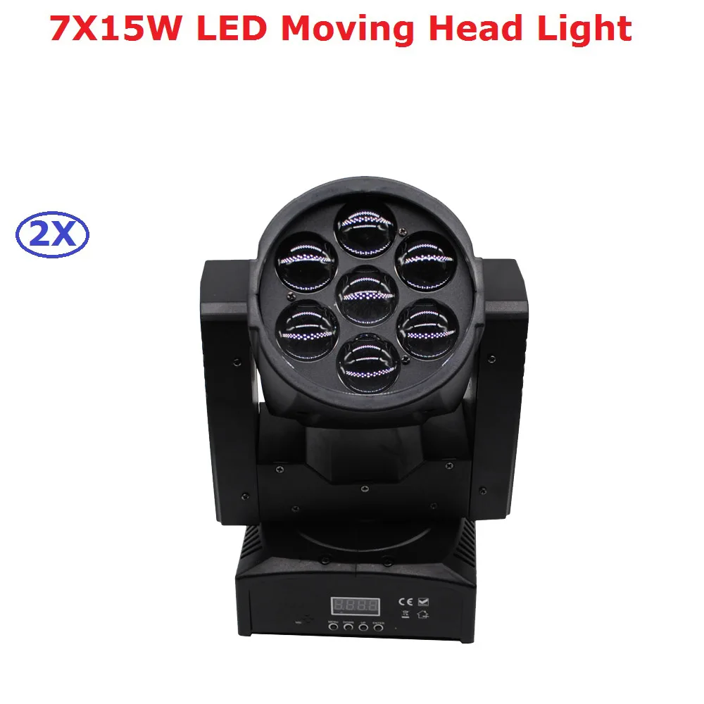 

Factory Price High Quality Zoom Led Mini Beam Wash Moving Head Light 7X15W RGBW Quad Professional DJ Disco DMX Stage Lights