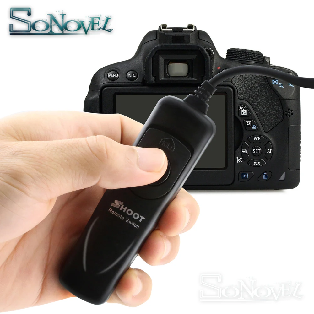 3 м Кабель дистанционного спуска затвора шнур для Canon EOS M5 M6 1300D 1200D 850D 800D 760D 750D 650D 200D