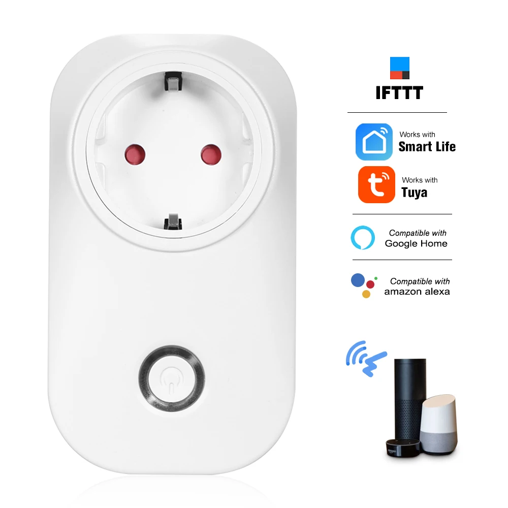 Умная розетка с голосовым управлением для Amazon Echo Google Home Elf умный адаптер питания