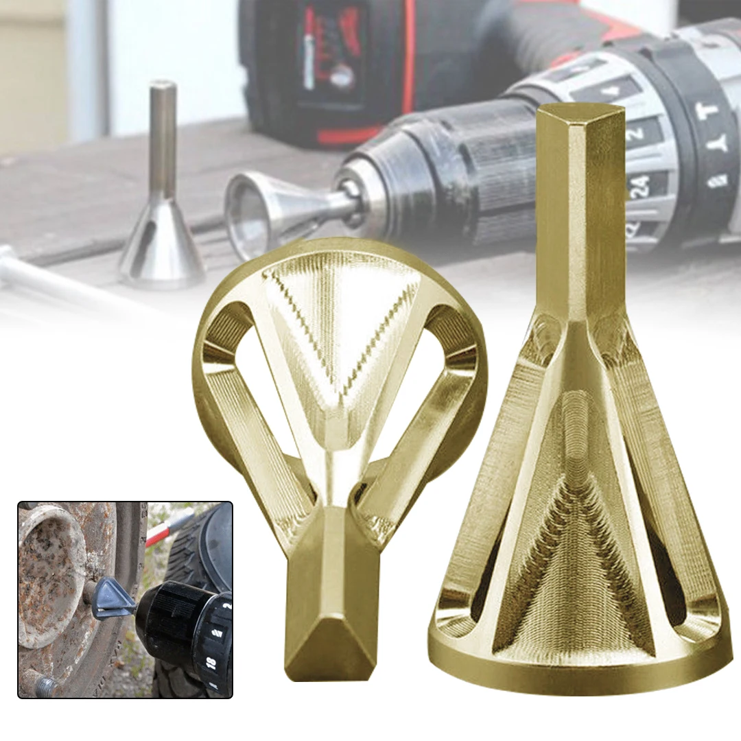 

Hex Triangle Shank Stainless Steel Remove Burr Tools For Drill Bit Wood Drilling Deburring External Chamfer Tool Drill Bits