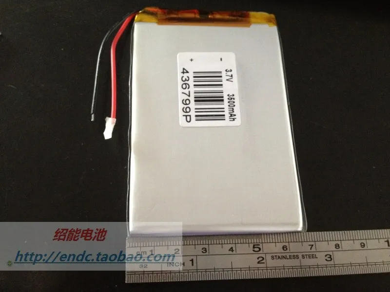 3.7V lithium polymer battery 436799P 3500mah MID pda ebook MP4 / 5 | Компьютеры и офис