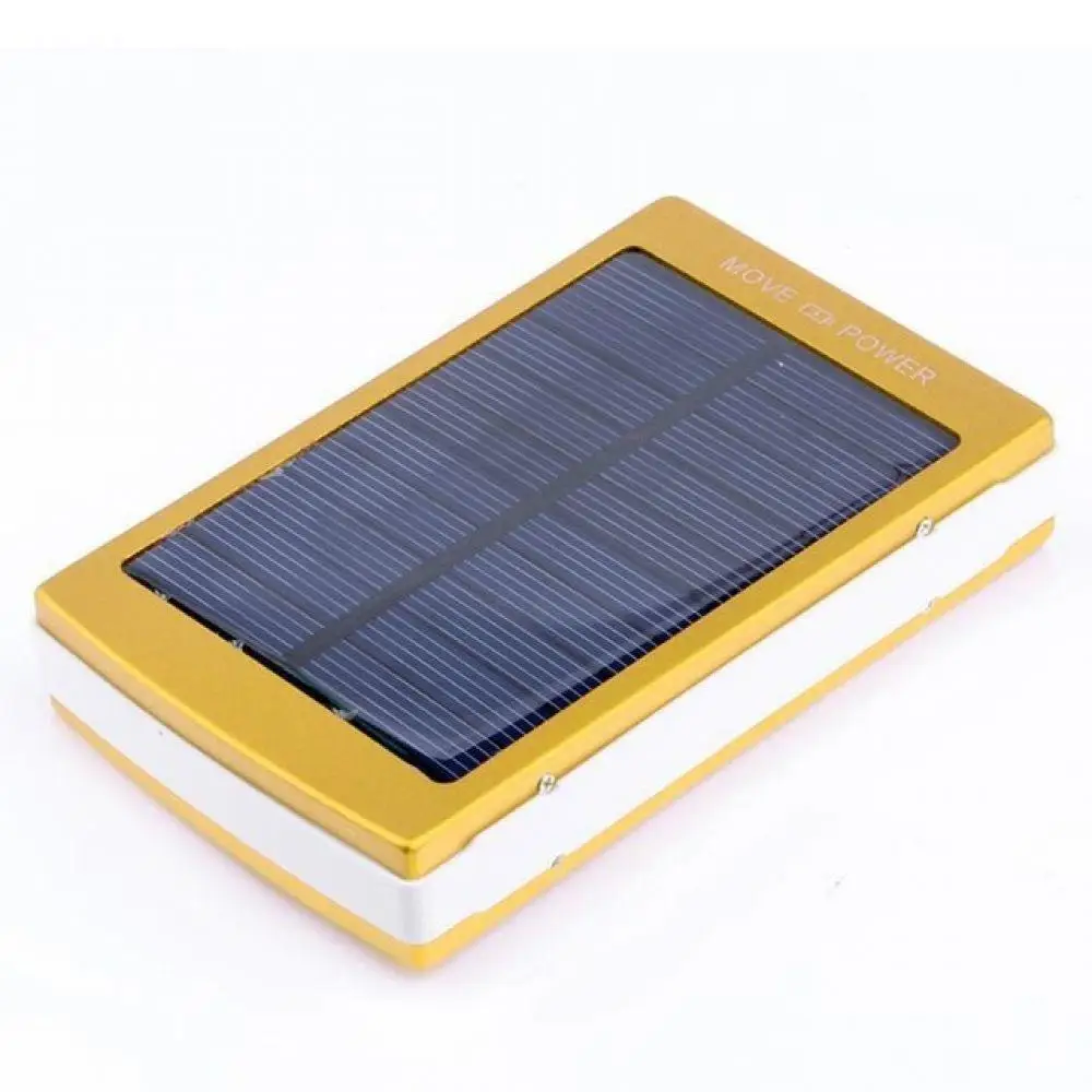 Солнечный 30000 mAh банк питания двойной USB внешний аккумулятор зарядное устройство