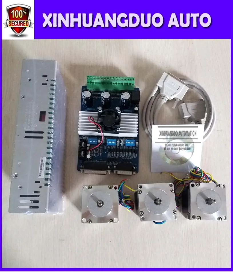 3 оси CNC Комплект TB6560 Драйвер платы + шт. 56 мм Nema 23HS3230 шаговый двигатель один