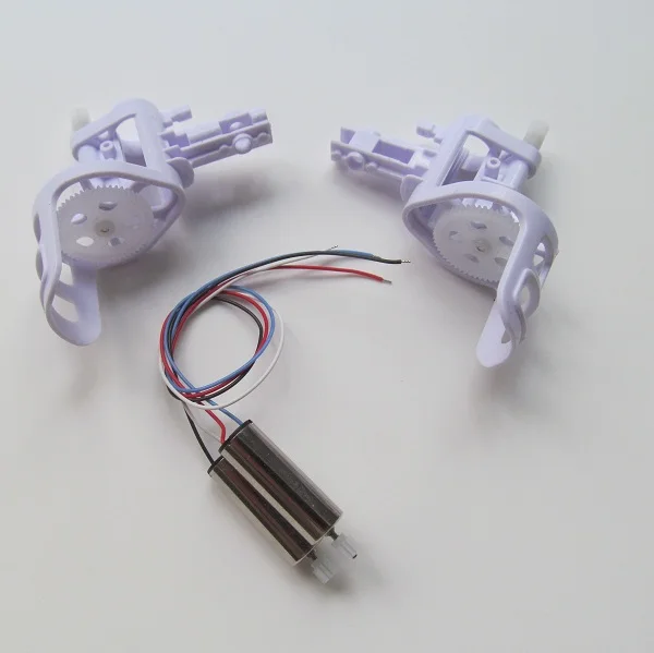 4 шт., мотор с основанием для двигателя X5C-05, оригинальный мотор SYMA X5C, 4-канальный Квадрокоптер, исследователи, 6-осевые запасные части для радиоуправляемого вертолета