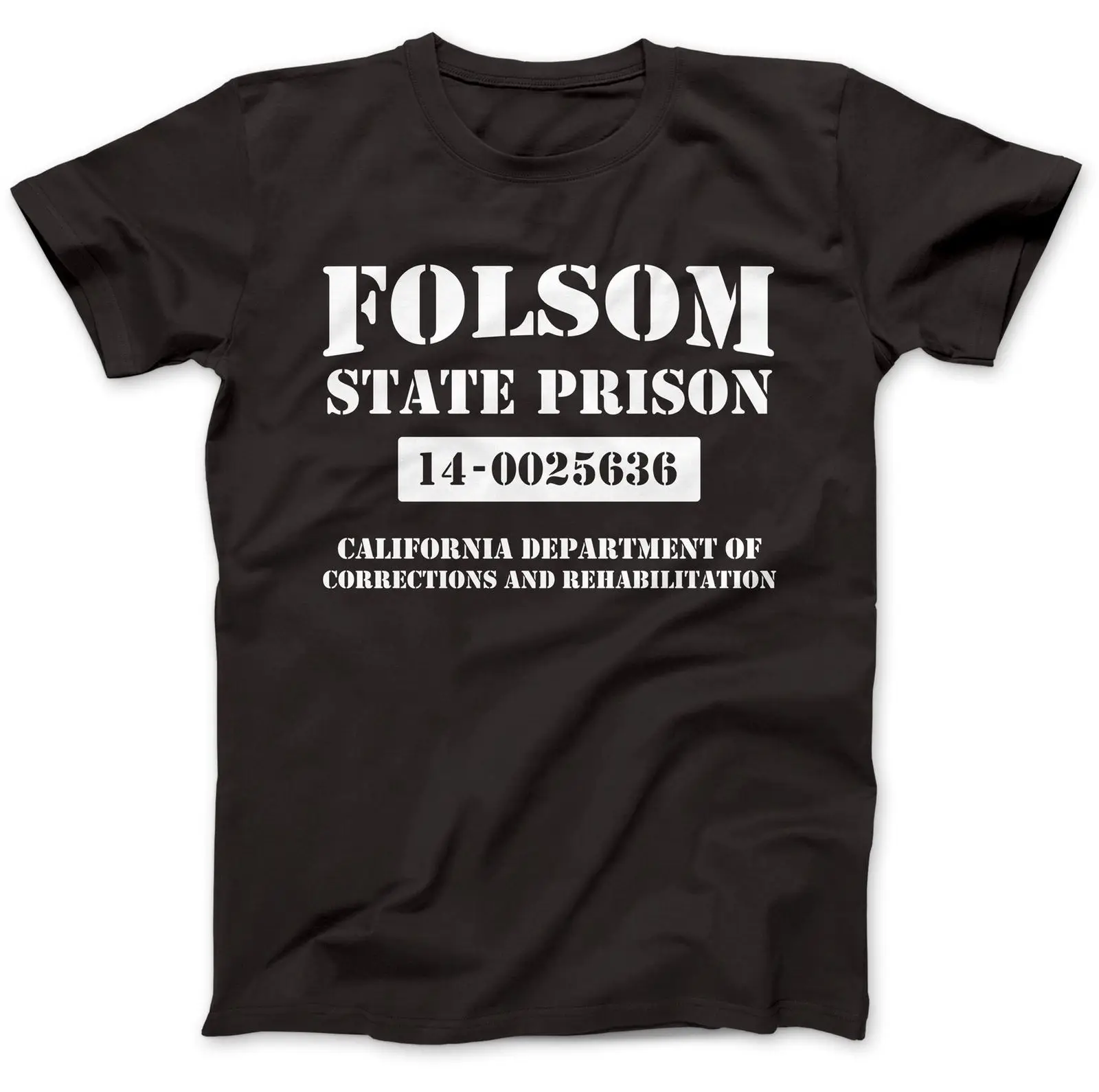 Folsom State Prison футболка 100% Премиум хлопок Повседневная брендовая мужская