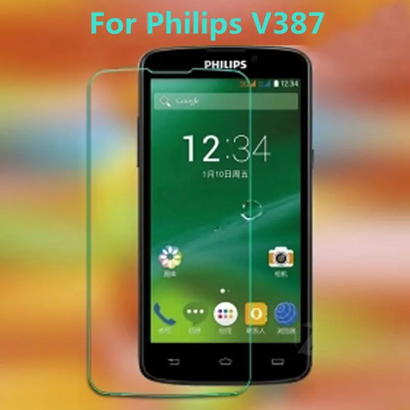 2.5D для Philips Xenium V387 закаленное стекло оригинальная 9H защитная пленка