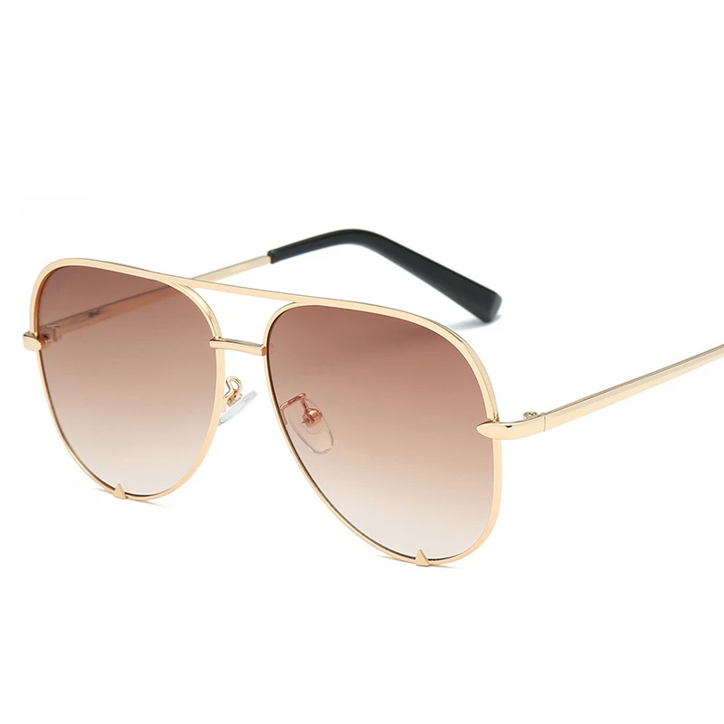 Новинка роскошные женские солнцезащитные очки на плоской подошве брендовые