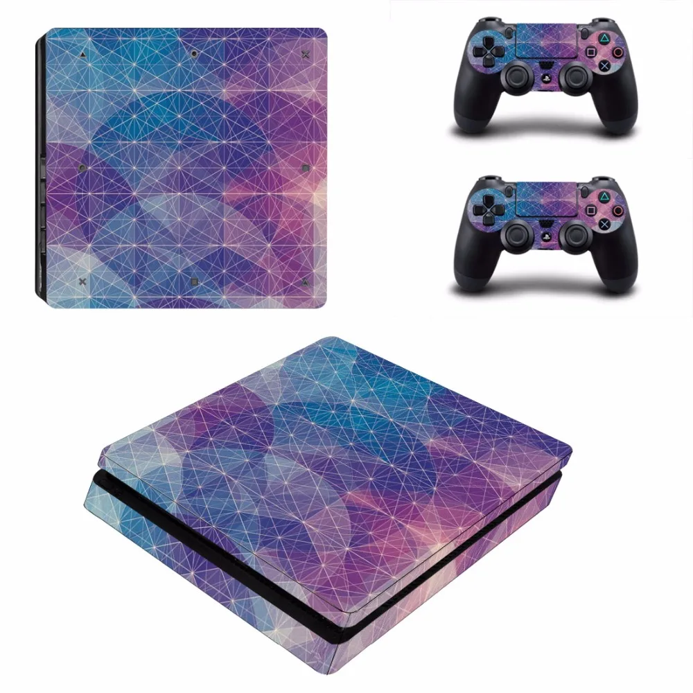 PS4 тонкий кожи Стикеры для sony Игровые приставки 4 консоли и 2 контроллеры PS4 тонкий кожи Стикеры наклейка