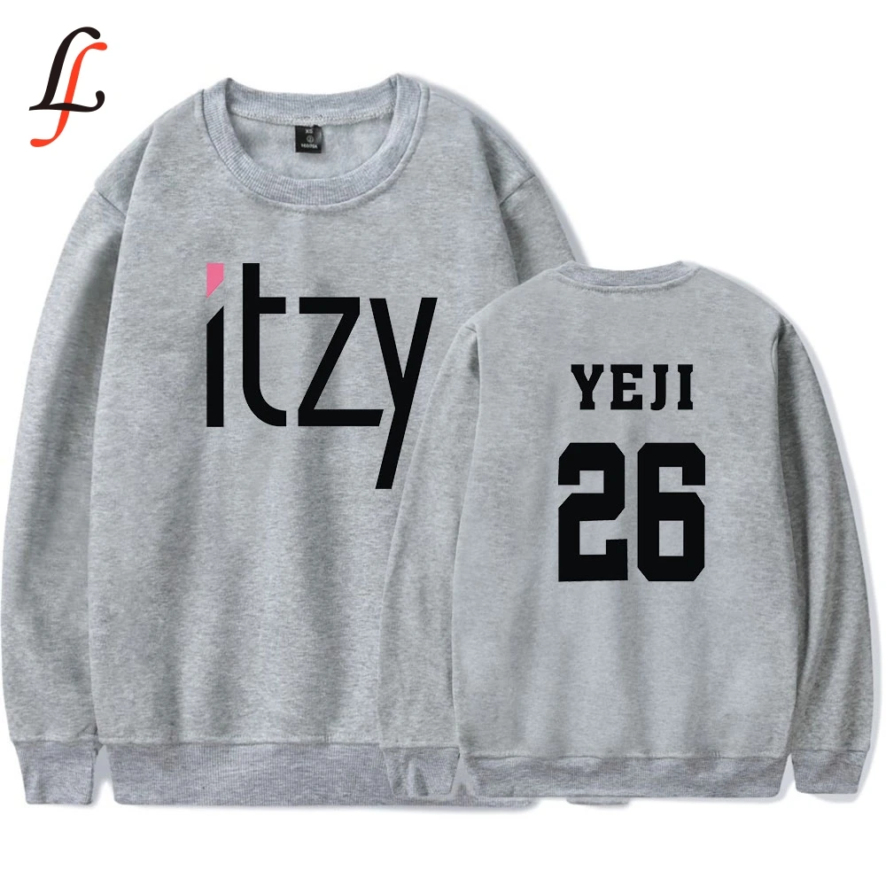 Женская толстовка без шапочки с принтом Itzy в стиле хип-хоп новинка 2019 модные