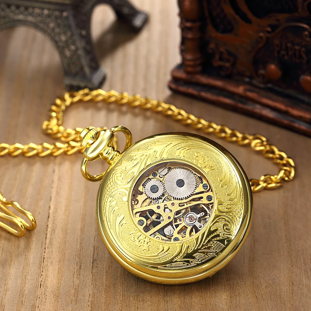 MG. Наручные часы ORKINA винтажные прозрачные Механические карманные с королевским