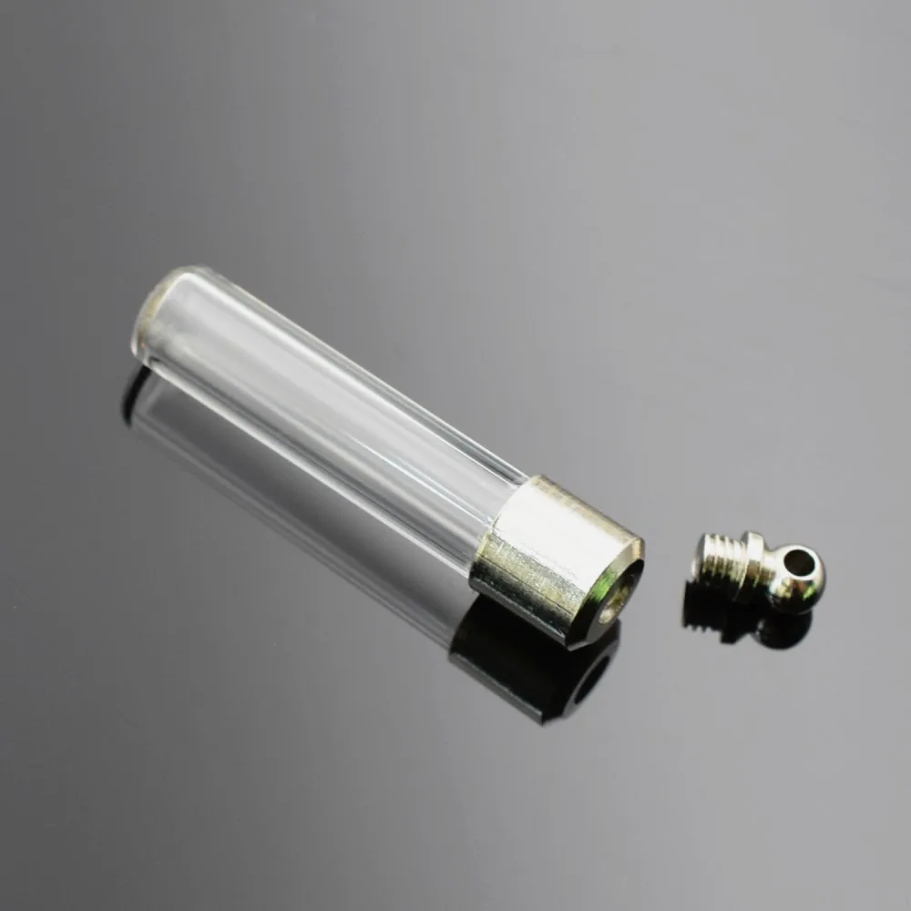 100 шт. стеклянные подвески в виде флакона 36 5 х6 мм|glass bottle pendant|mini glass tubependant tube |