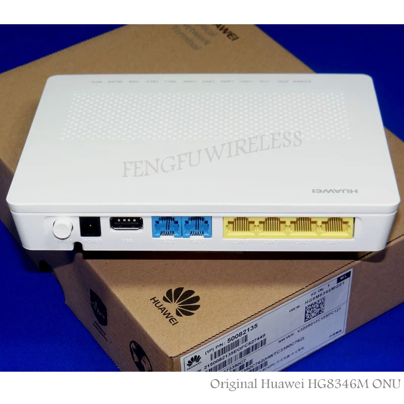 Беспроводной GPON терминал ONU SIP HG8346M 2POTS + 4FE USB Wi Fi H.248 и SIF маршрутизатор Echolife