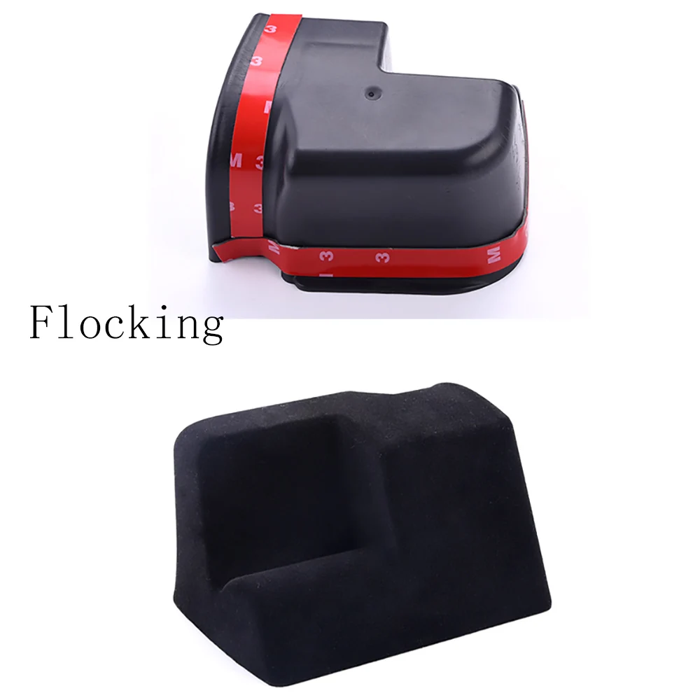 Flocking Black Автомобильные дверные ручки для крышек из углеродного волокна Модификация аксессуары для нового smart 453 fortwo forfour для стильного дизайна автомобиля стикер - Название цвета: Flocking Black