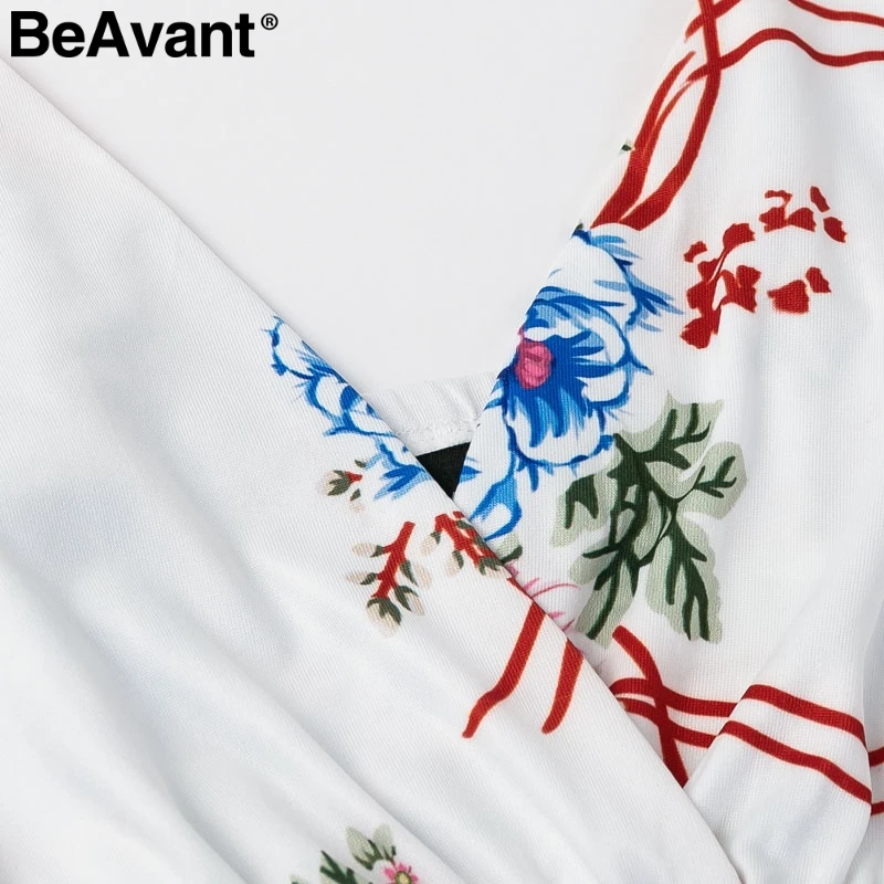 BeAvant чешские Спагетти ремень длинное платье для женщин с v-образным вырезом