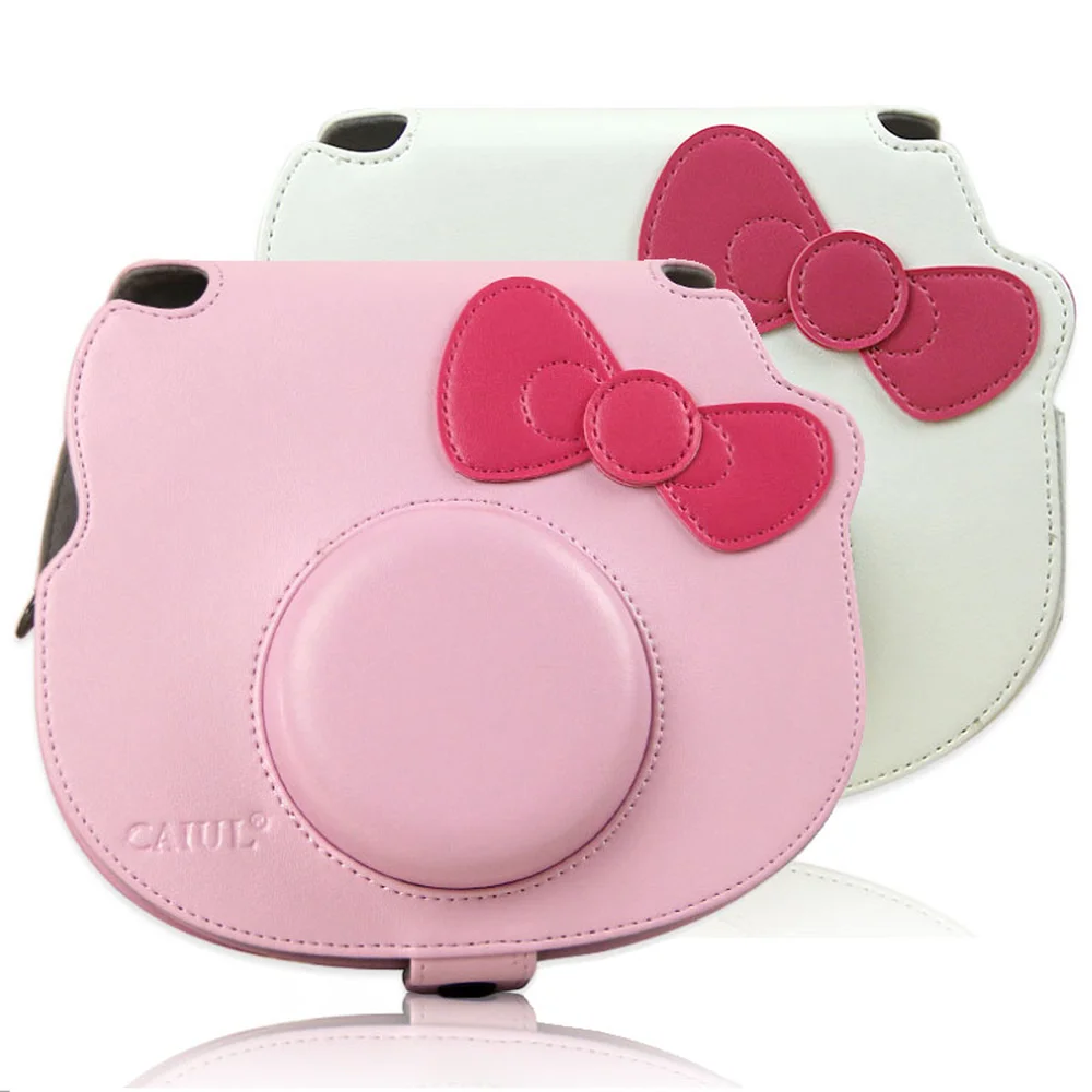 FUJIFILM мгновенная камера PU кожаный чехол сумка для Polaroid Instax Mini Hello Kitty плечевой